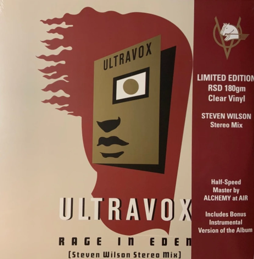 ULTRAVOX - Rage in Eden (Steven Wilson Stereo Mix) (2xLP doorzichtig gekleurd vinyl)