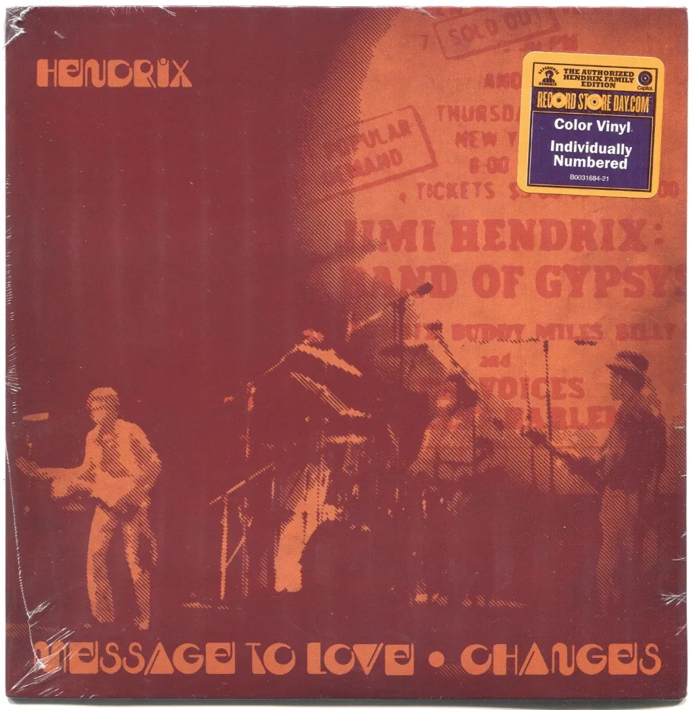 JIMI HENDRIX - Message Of Love / Changes (Limited Edition colored 7")