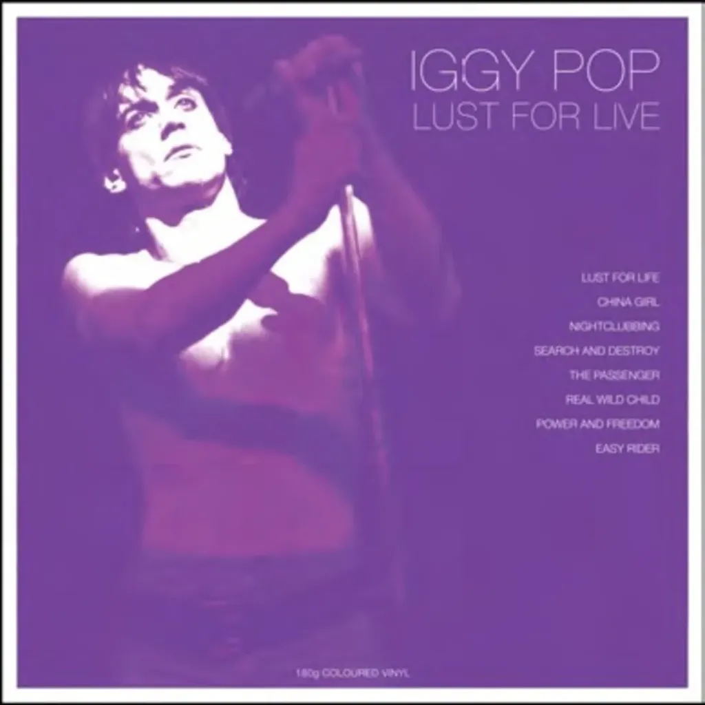 IGGY POP - Lust for Live (LP - Beperkte editie op wit vinyl)