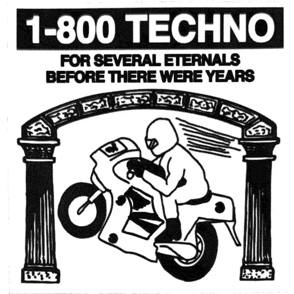1-800 TECHNO - Voor Verschillende Eternals Voor Er Jaren Waren (LP 12")