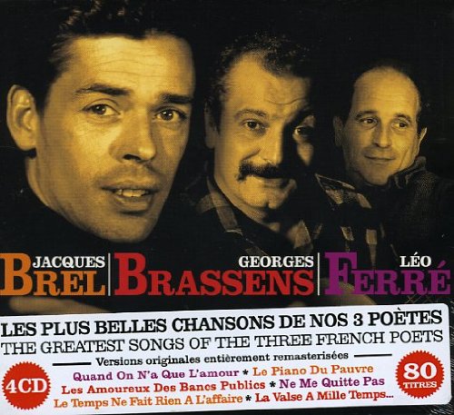 BREL - BRASSENS - FERRE (4xCD)